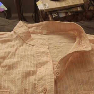 Textured Button-Up Shirt